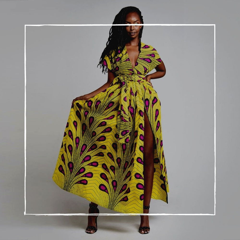 Robes africaine de cocktail | Wax Africa