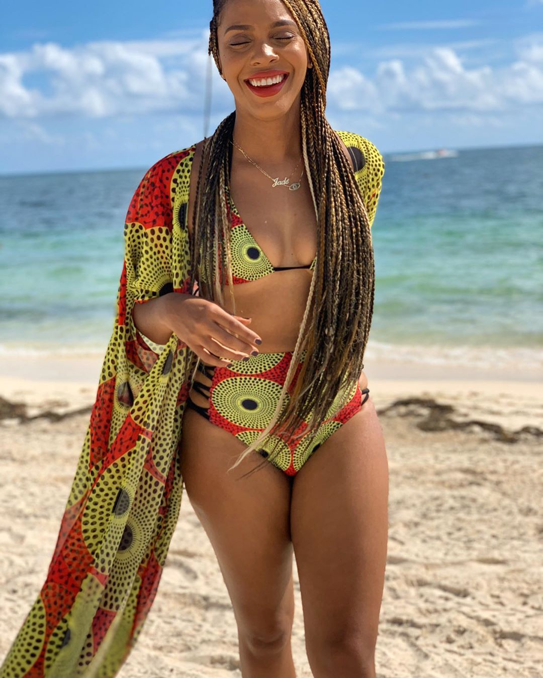 Bikini africain voile de plage
