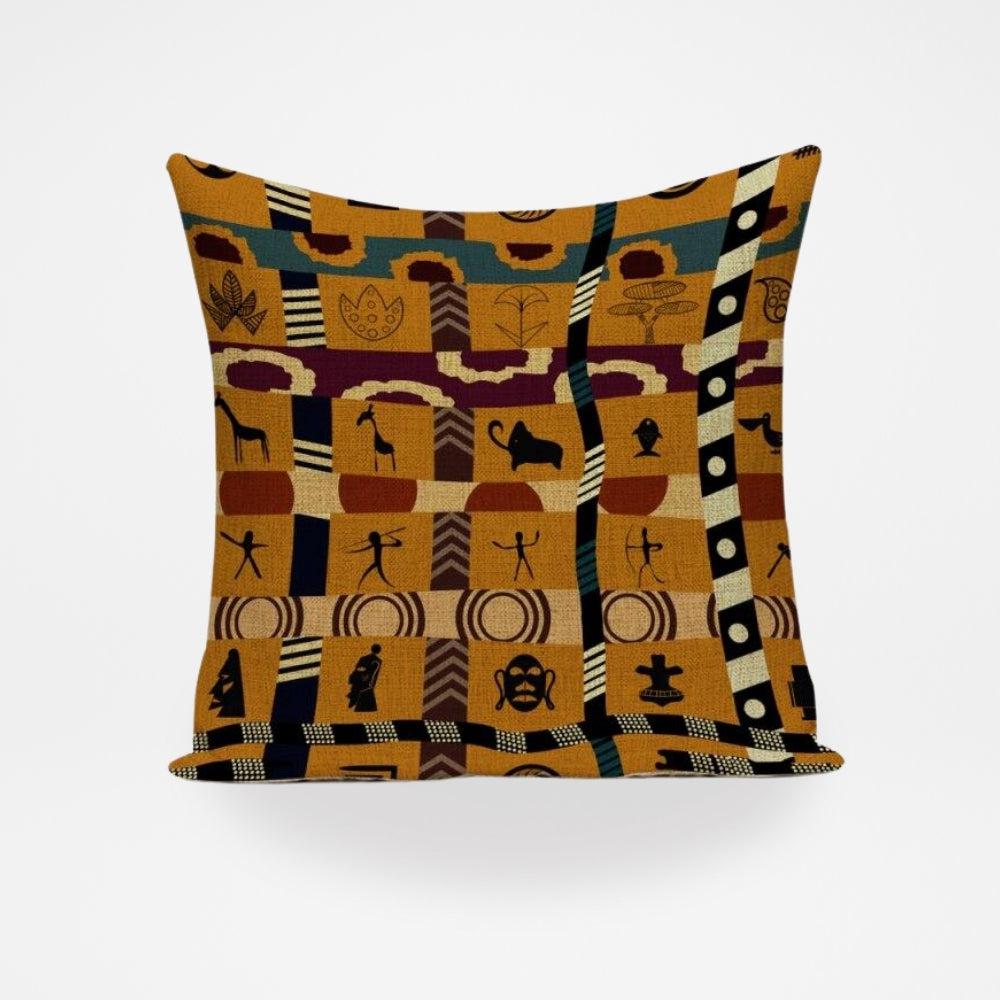 Coussin ethnique décoration Afrique 